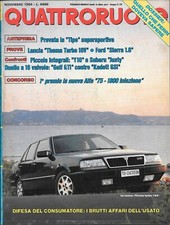 QUATTRORUOTE 397 Novembre 1988 Thema Turbo 16V Ford Sierra Golf GTI Kadett GSI
