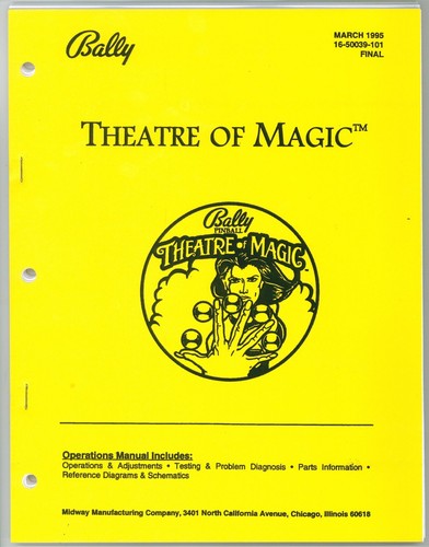 Bally theatre magic flipper - bally,