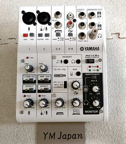 Console mixaggio yamaha ag06 - console,