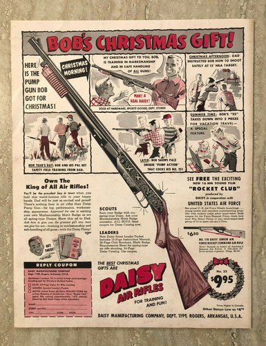 1959 daisy air rifles - air, pompa