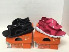 Nike Sunray Adjust 4 (TD) sandalo bambino #386519 011 nero mai indossato