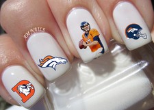 Denver Broncos Adesivi Nail