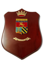 Crest Distretto Militare Ancona Metodo ed anima vintage 22,5x16,5 cm