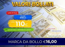 Marche da Bollo €16,00 –