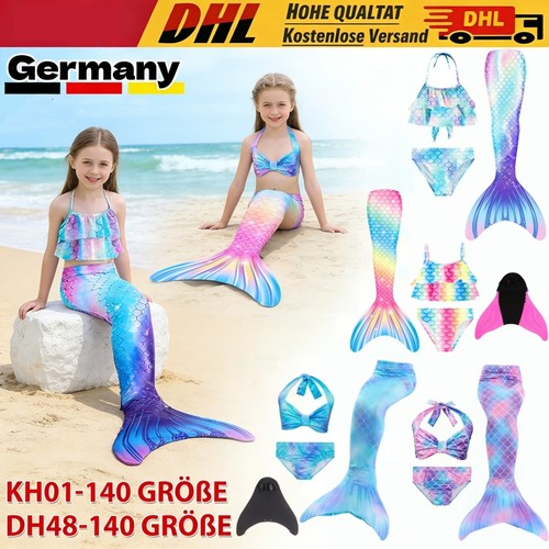 Set nuoto sirena bambina - , tg