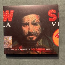 Vinicio Capossela – Soloshow Alive CD + DVD ITALIA 2009 - PERFETTE CONDIZIONI