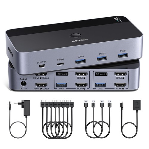 Switch kvm hdmi 2 ingressi - 2,