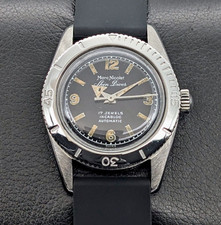 Orologio Marc Nicolet Skin Diver Manuale Ø29Mm Orologio Vintage #613