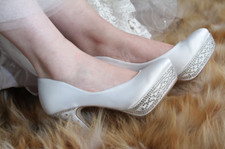 HBH scarpe da sposa in raso