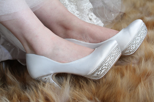 Hbh scarpe sposa raso - scarpe,
