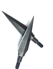 12pz Teste Larghe Classiche Tradizionali 150 Gr Punte Freccia Secolo Antico Tiro con l'Arco