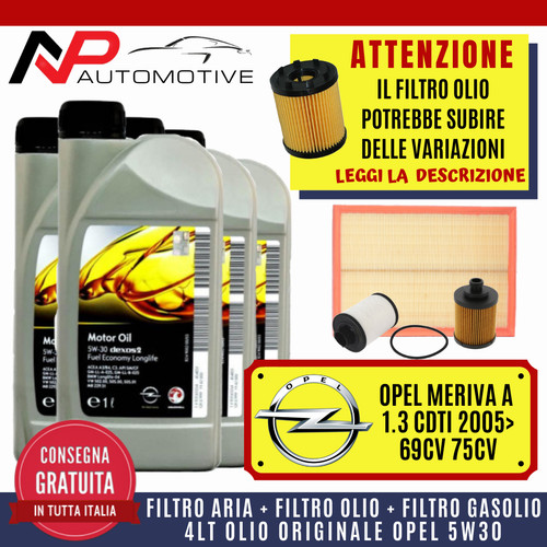 Kit tagliando opel - tagliando, a