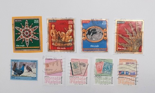 Lotto 9 francobolli - di, n°9