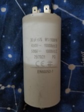 CONDENSATORE ELETTRICO 30 µF uF ELETTROLITICO 220V 400V 450V Avvio Motore Pompa