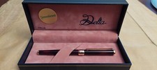 penna stilografica Delta NPDL 20 vintage in lacca e oro nuova mai usata 