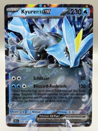 Carta pokémon kyurem - pokémon, blk