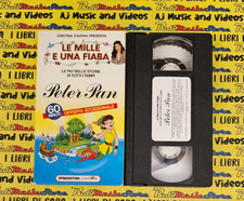 VHS cartonata PETER PAN le mille e una fiaba C. D'AVENA 1991 DeA jr DD 002 (F107