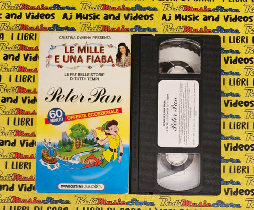 Vhs cartonata peter pan - vhs, le