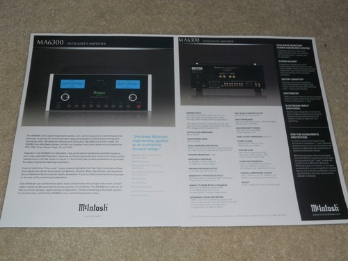 Brochure amplificatore