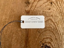A. LANGE & SÖHNE - Etichetta
