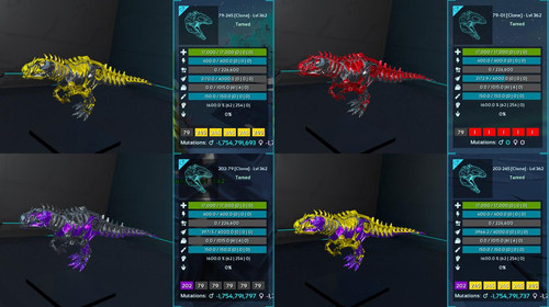 Tek giganotosaurus 1600 - 1600, dmg