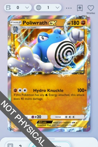 Pokemon tcg pocket poliwrath - tcg,