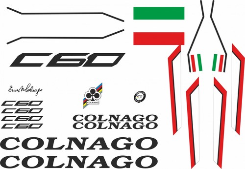 Adesivi telaio colnago c60 - telaio,