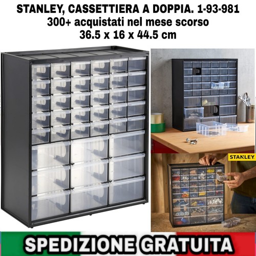 Stanley cassettiera doppia - stanley,,