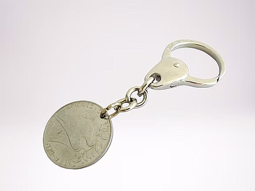 Vatican coin keychain pope - keychain,