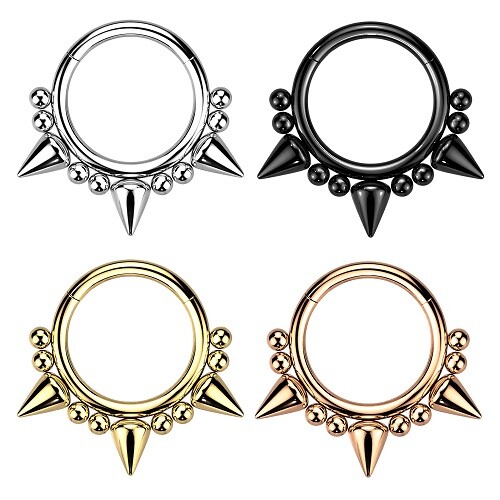 Piercing setto clicker