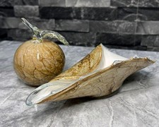 Ciotola conchiglia vetro di