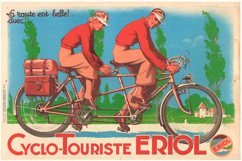 Cyclo touriste eriol poster - eriol,