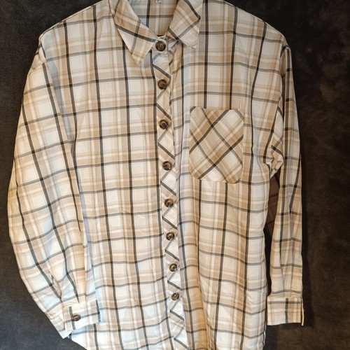 Camicia quadri beige - a,