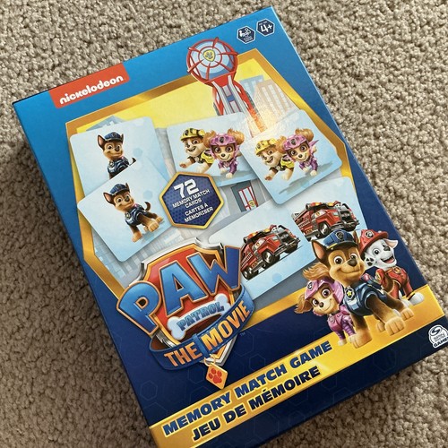 Paw patrol memory match game - paw,