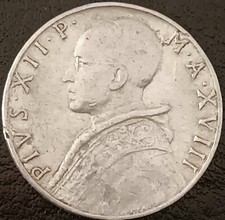Moneta Citta Del Vaticano 10 Lire 1956 Circolata
