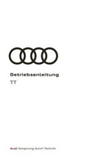 Manuale uso e manutenzione Audi TT Roadster Coupè 2014-2021