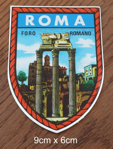Adesivo sticker souvenir roma - sticker,