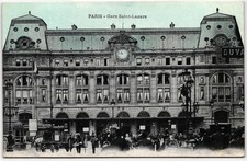 Cartolina Paris Gare Daint-Lazare #PM708