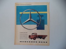 advertising Pubblicità 1960 MERCEDES BENZ AUTOCARRO
