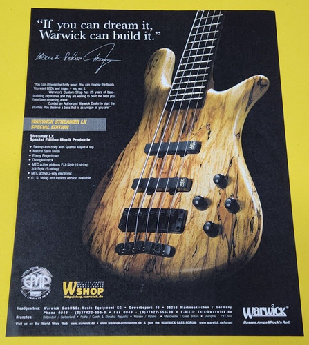 Warwick streamer lx - warwick,
