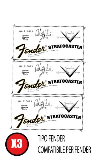 Decal tipo fender - tipo,