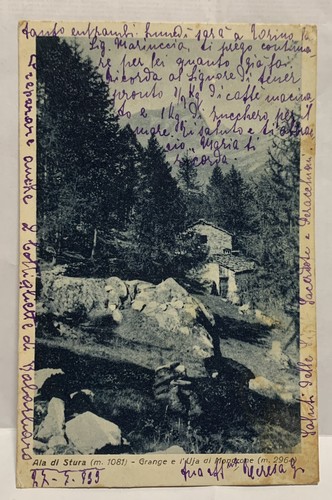 Cartolina ala stura - ala, grange