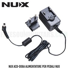 NUX ACD-006A 9 V POWER ADAPTER ALIMENTATORE PER PEDALI EFFETTI 500mA EU