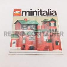 Lego Vintage Istruzioni Instructions Set Catalog Minitalia Leaflet
