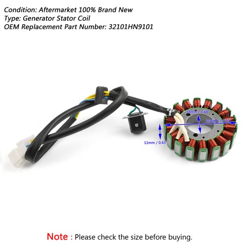Stator coil for - stator,