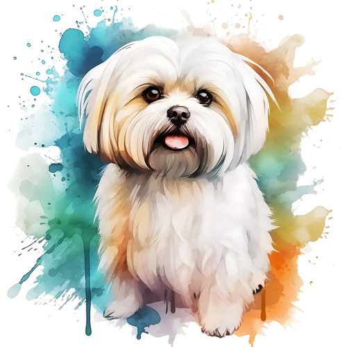Adesivo auto maltese cani