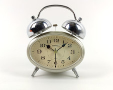 SVEGLIA OROLOGIO LOWELL QUARTZ VINTAGE DA ESPOSIZIONE VETRINA NON FUNZIONANTE