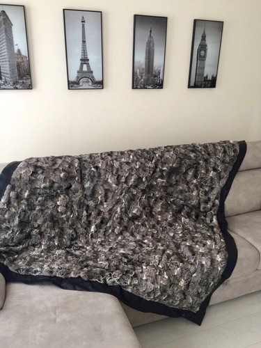 Coperta pelliccia cincilla'
