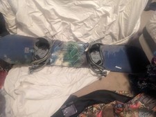 Snowboard And Boots 