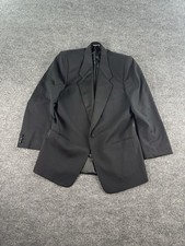 Giorgio Armani Giacca smoking 38 R Nero Lana Matrimonio Formale Lusso Designer